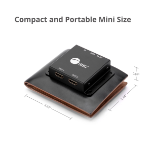 SIIG 2-Port Mini Splitter HDMI HDR