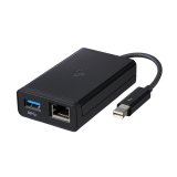 Thunderbolt Ethernet+USB3.0 Adapter Front View