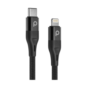 Porodo Aluminum Braided USB-C To Lightning Cable