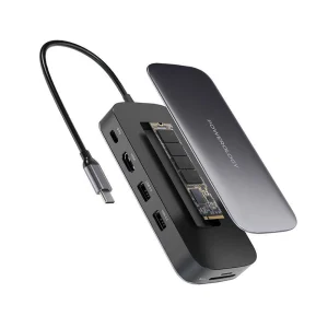 Powerology USB C Hub SSD Drive 512GB 100w