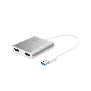 USB C and USB to Dual HDMI Adapter