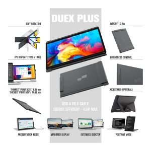 Duex Plus DS Portable Laptop Monitor