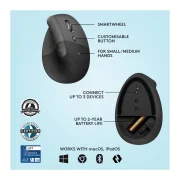 Logitech Lift Vertical Ergonomic