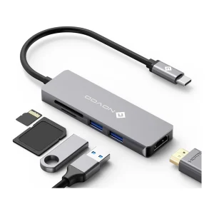 Novoo R5C 5 In 1 USB-C Hub