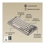 Logitech POP Keys Wireless Mechanical Keyboard